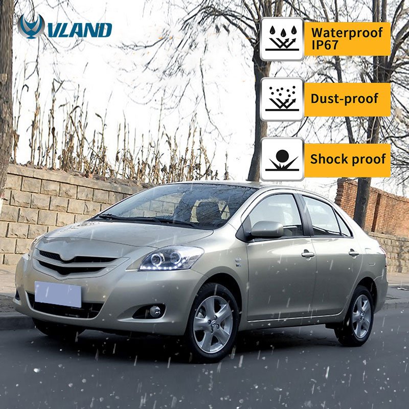 Vland Factory Wholesale LED Headlight for Toyota Vios 2008-2013 Car Part Head Lamp Angle Eyes Others Car Light Accessories Auto