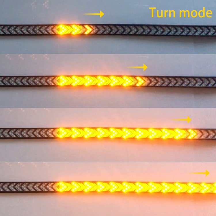 12V 24V Car LED Tailgate Light LED Truck Tailgate Light Bar Red Running Turn Signal Brake Reverse Backup Tail light Strip
