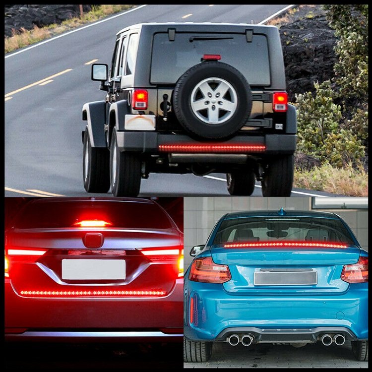 12V 24V Car LED Tailgate Light LED Truck Tailgate Light Bar Red Running Turn Signal Brake Reverse Backup Tail light Strip