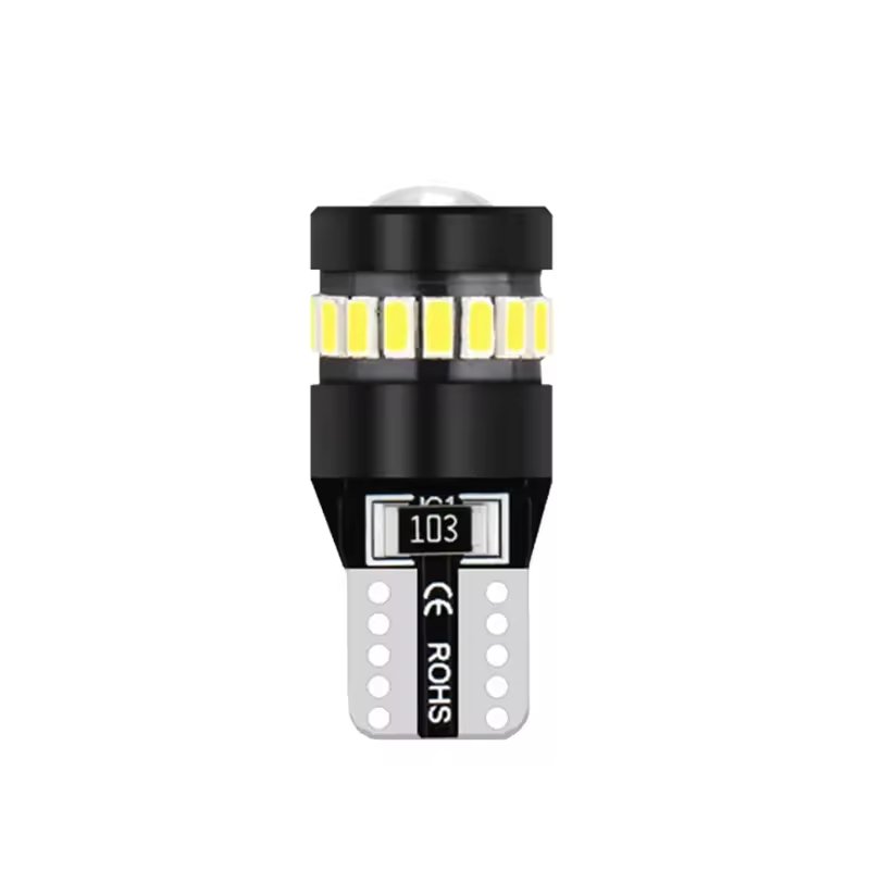 High Power Super 3014 Chip 400LM Canbus Interior Light Pure White Bright Aluminum 12V 18V Car Accessories LED T10 W5W Bulb