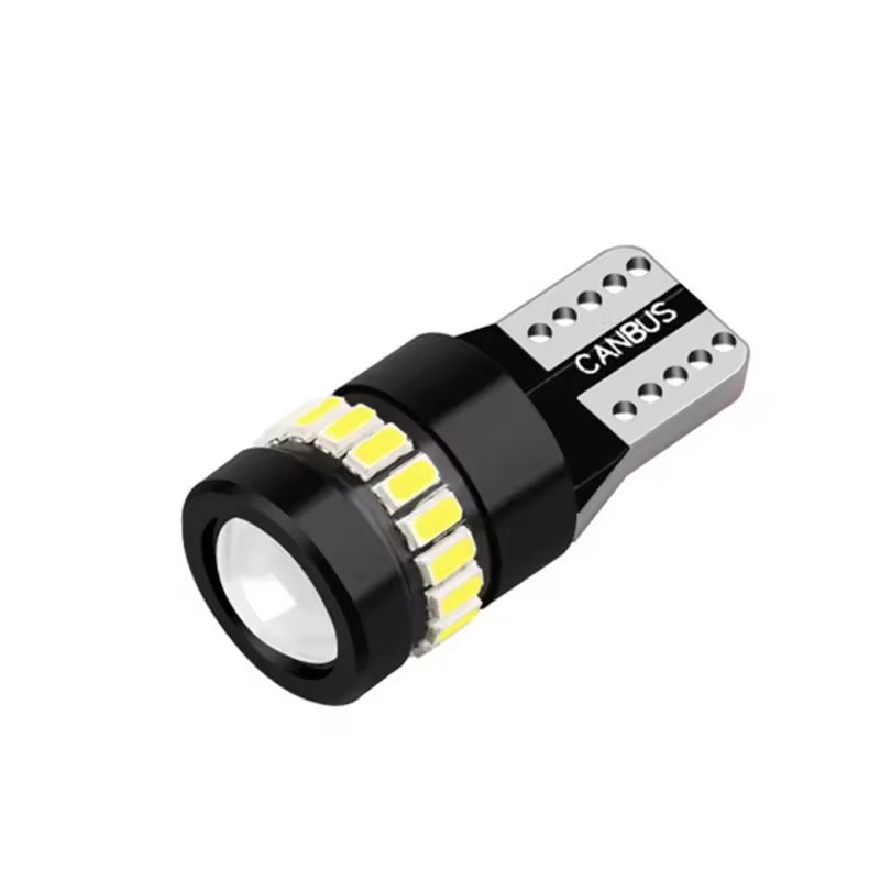 High Power Super 3014 Chip 400LM Canbus Interior Light Pure White Bright Aluminum 12V 18V Car Accessories LED T10 W5W Bulb