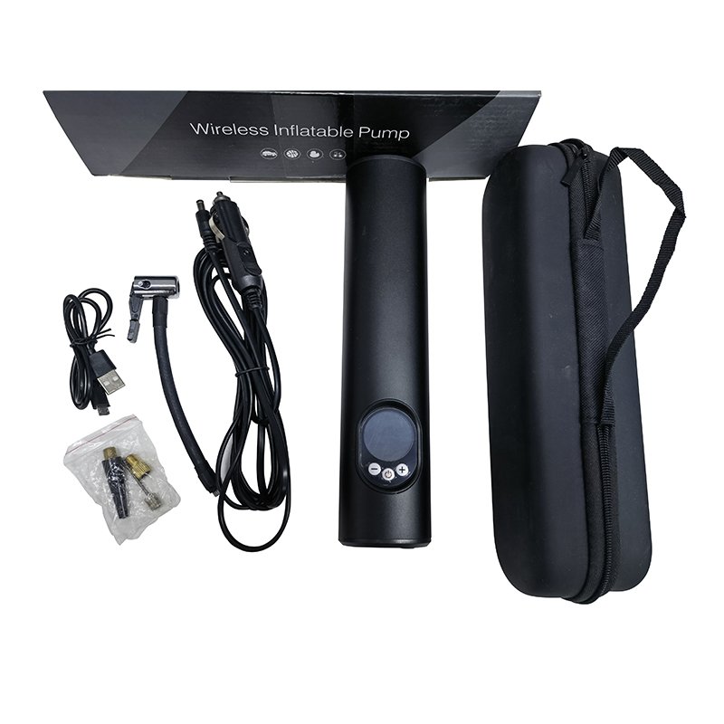 Rechargeable Car Air Pump Mini Compressor Portable 6000mAh Battery Electric Car Tyre Inflator with case