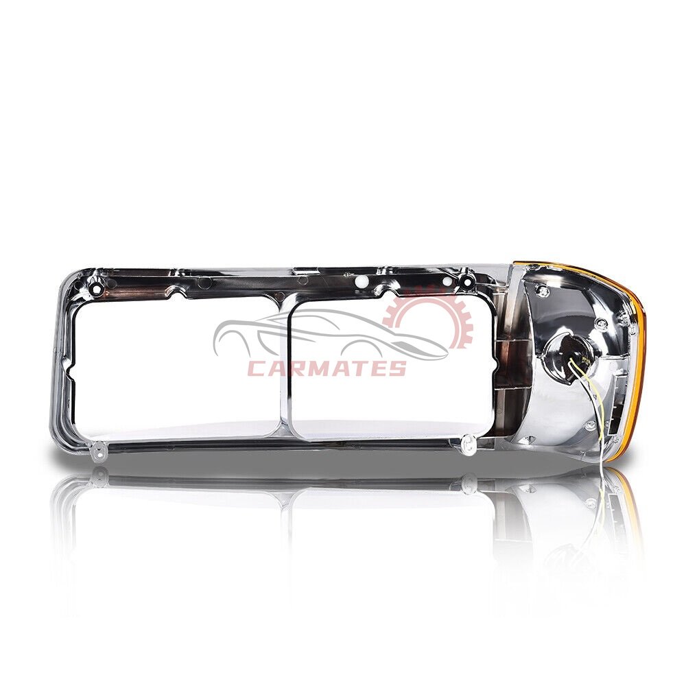 Fit For Freightliner FLD120 Headlight Bezel W/LED Turn Signal Corner Light A06-20738-000 A06-20738-001 32337 32336