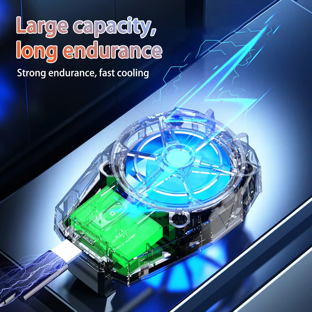 Factory wholesale X52 smartphone game radiator Mobile phone refrigerator Mobile phone game accessories mobile phone fan