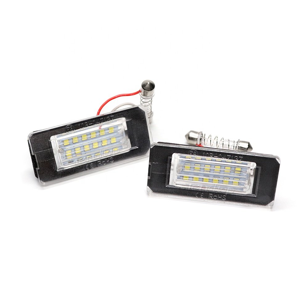 Super quality Mini R56 LED Number License Plate Lights For MINI Cooper R56 R57 R58 R59 second gen MKII Auto parts plate Lamps