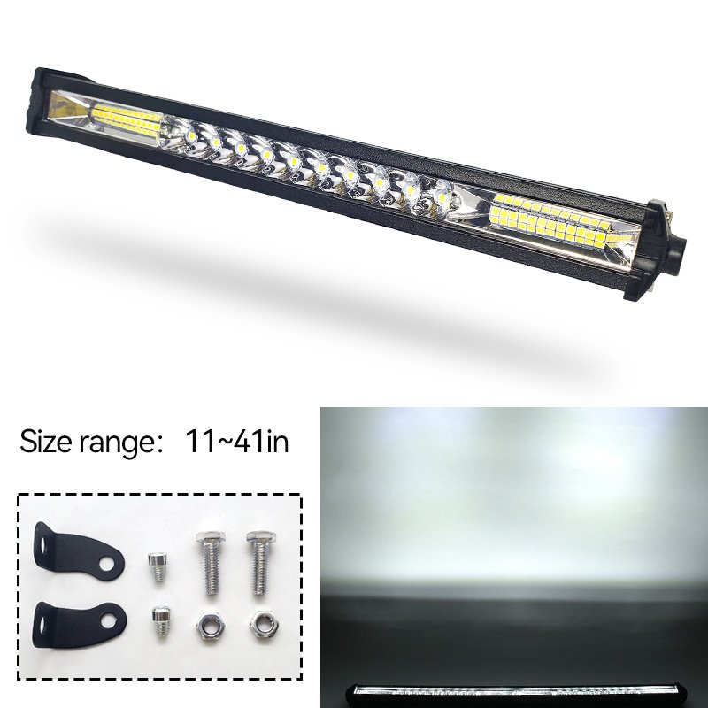10/20/30inch Flash Led Light Bar Dual Color Waterproof Lamp Bar others car light accessories 78/156/234w Led Working Light Bar
