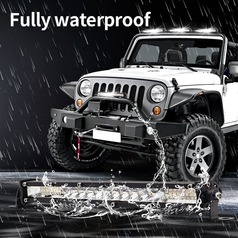 10/20/30inch Flash Led Light Bar Dual Color Waterproof Lamp Bar others car light accessories 78/156/234w Led Working Light Bar