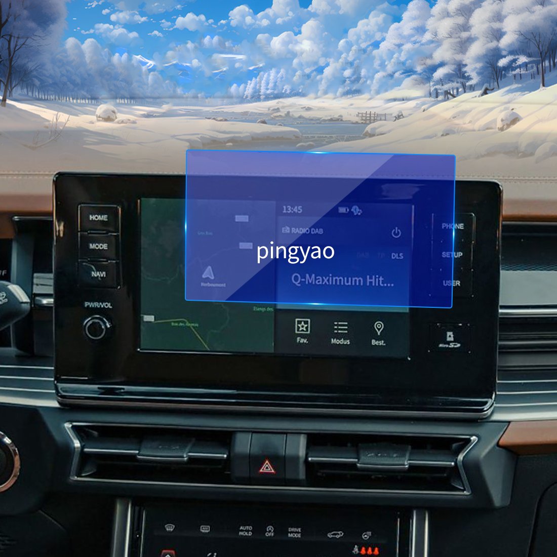 Carplay Screen Protector Tempered Glass Protective Film Display Car Stickers Exterior Accessories For SSANG YONG Torres 2024