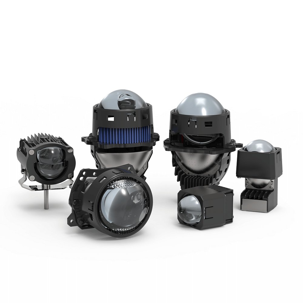 High-end new technology bi led projector headlamp led projector headlights for mahindra thar 2001 f150 2001 tacoma ve series 1