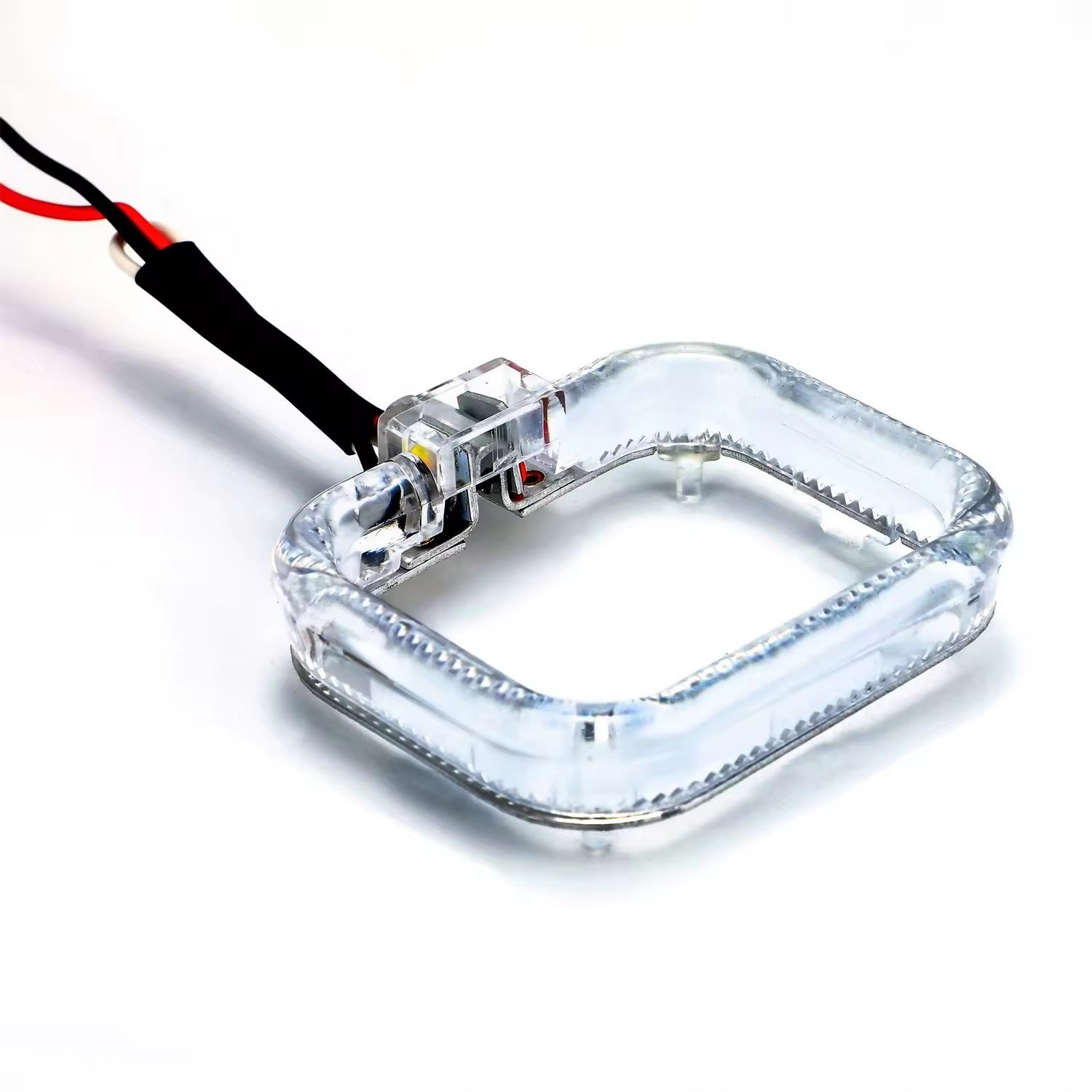 Other car accessories white and yellow halo rings angel eyes motorcycle 1.5 inch square light decorative rings decorative light
