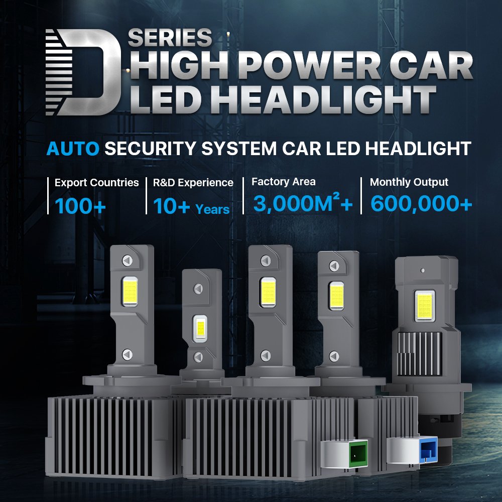 High Watts D3S Auto Led Car Lights Canbus 6000K Cool White D Series led Headlight Lamp Faro D1S D5S D8S led Bulb