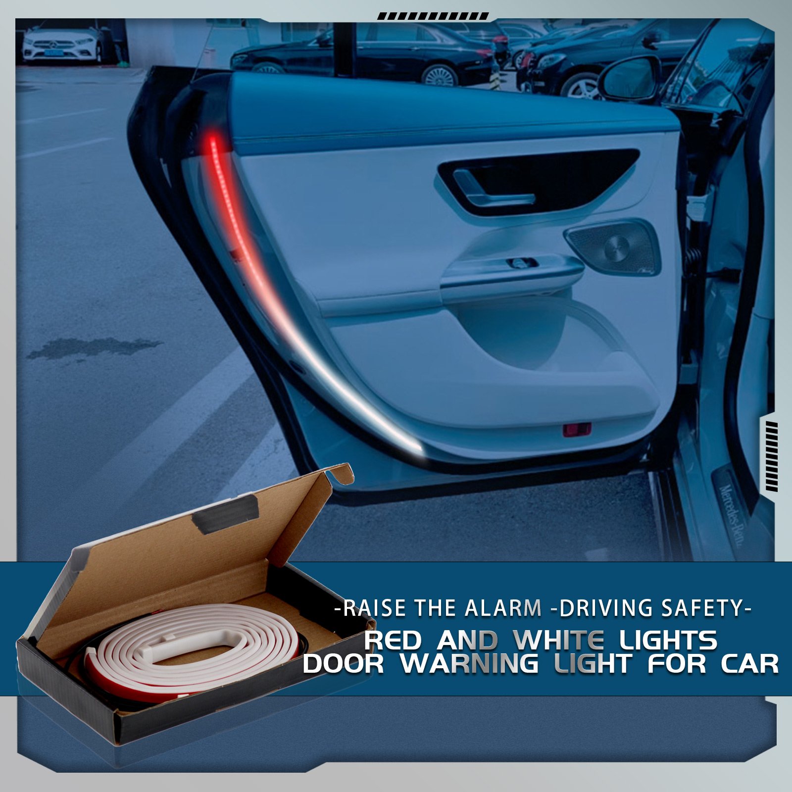 others car light accessories welcome bar strobe LED bar door opening led warning light ambient lighting car