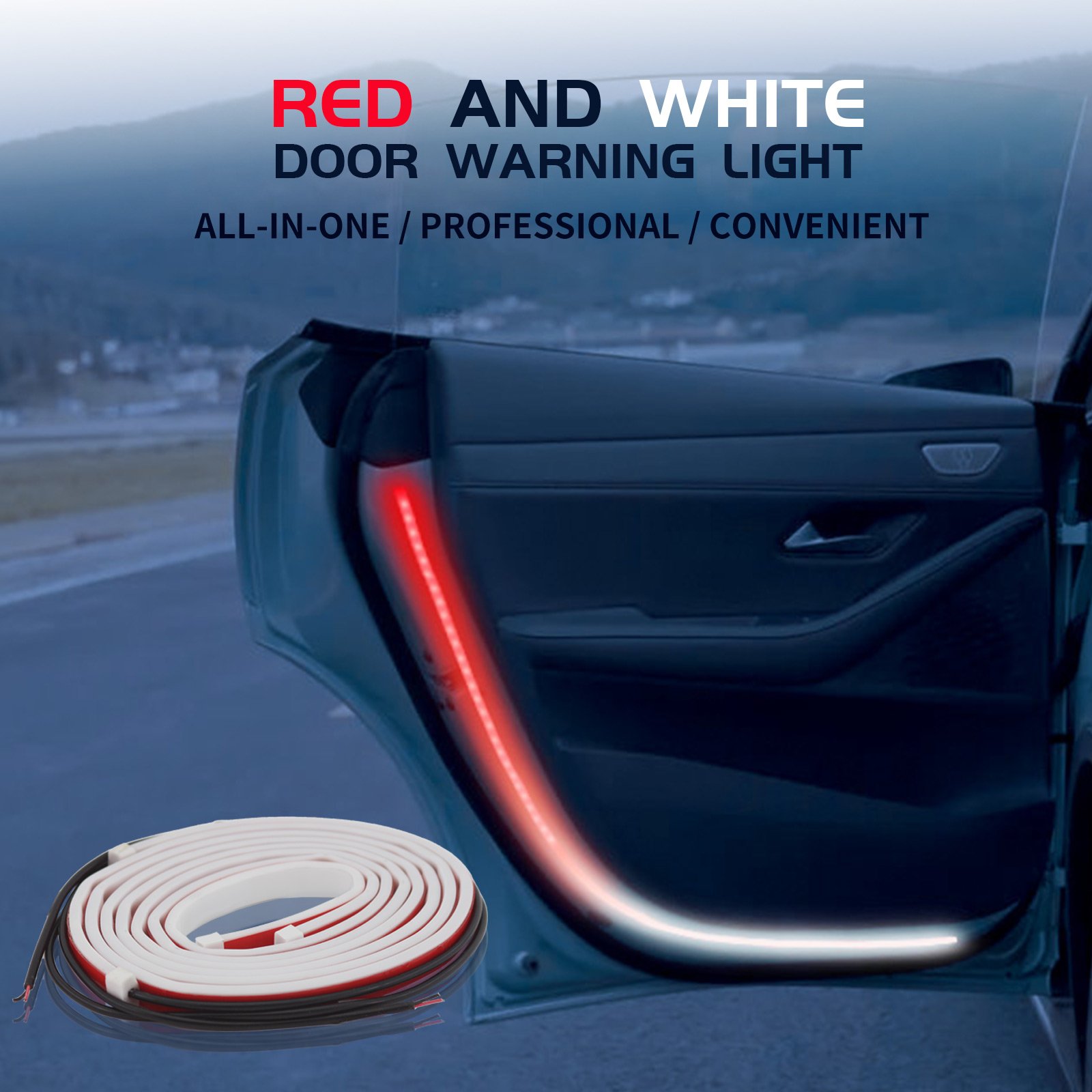 others car light accessories welcome bar strobe LED bar door opening led warning light ambient lighting car
