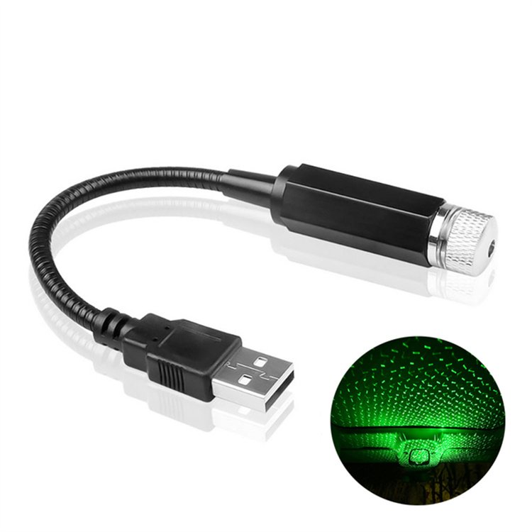Car Interior Ceiling Accessories Atmosphere Projector Lamp Mini Car Roof Led USB Star Light
