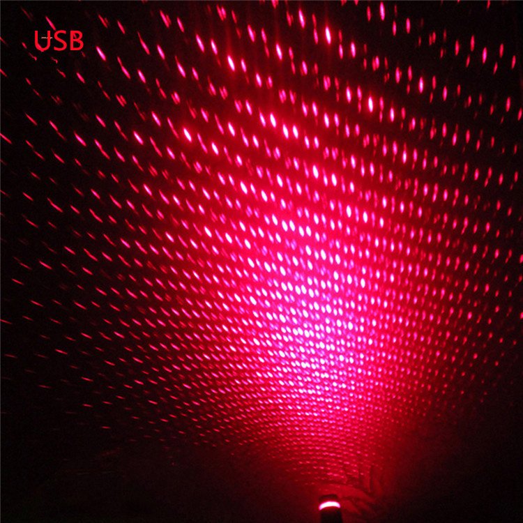 Car Interior Ceiling Accessories Atmosphere Projector Lamp Mini Car Roof Led USB Star Light