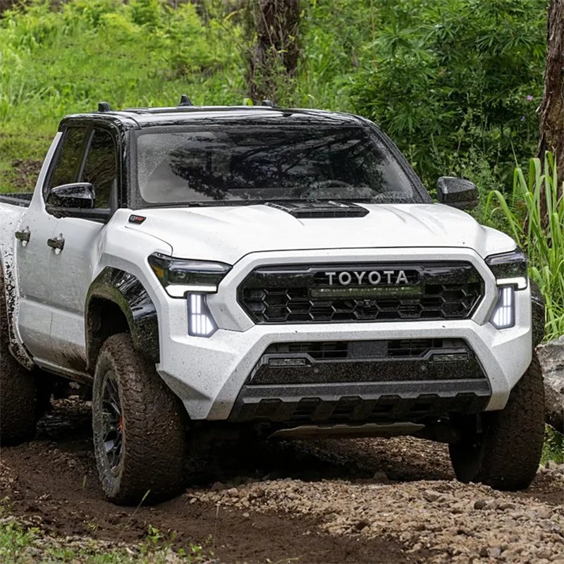 auto Car DRL For Toyota Tacoma 2024 2025 led Daytime Running fog Light Turn Signal Lamps 12V Head lights Daylight