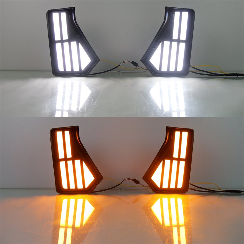 auto Car DRL For Toyota Tacoma 2024 2025 led Daytime Running fog Light Turn Signal Lamps 12V Head lights Daylight