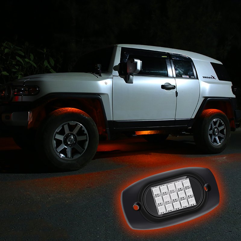 Car Atmosphere Chassis Lights For Auto RGB App Control 4pcs 6pcs 8pcs 10pcs Rock Light Ambient Lamp