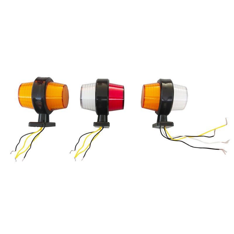 12V/24V Double-Sided LED Waist Light for Trucks Wheel & Trailer Compartment Side & Letter Lights in Small Colors Car Accessories