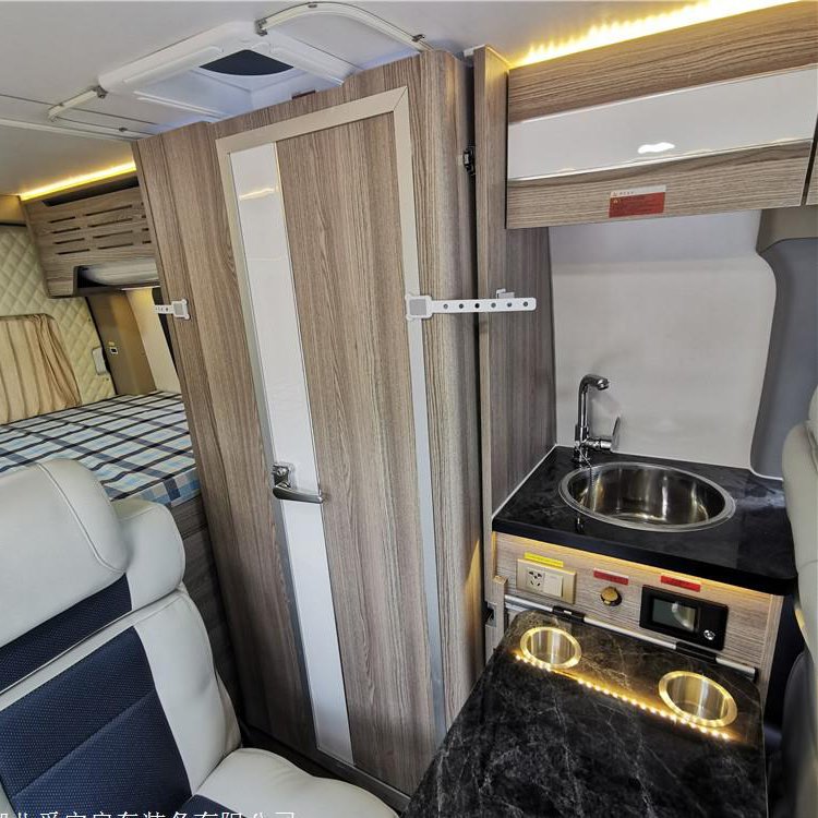 Luxury Italian light RV camping car aluminum alloy furniture customized wardrobe