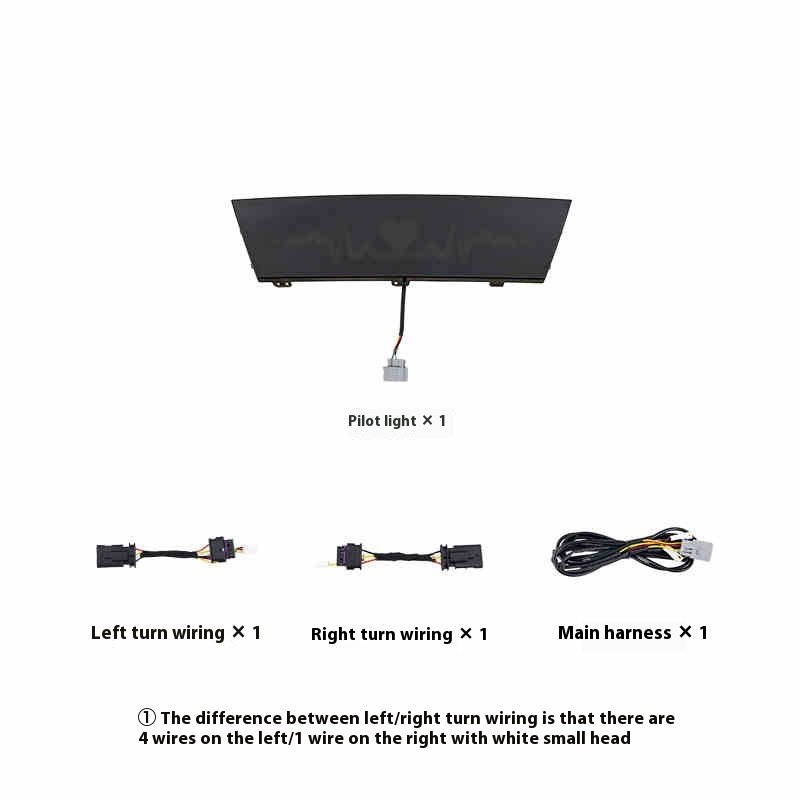 Upgrade Guiding Lights Daily Running LED Light Pilot Light for Model Y 2019-2023 Auto Accessories
