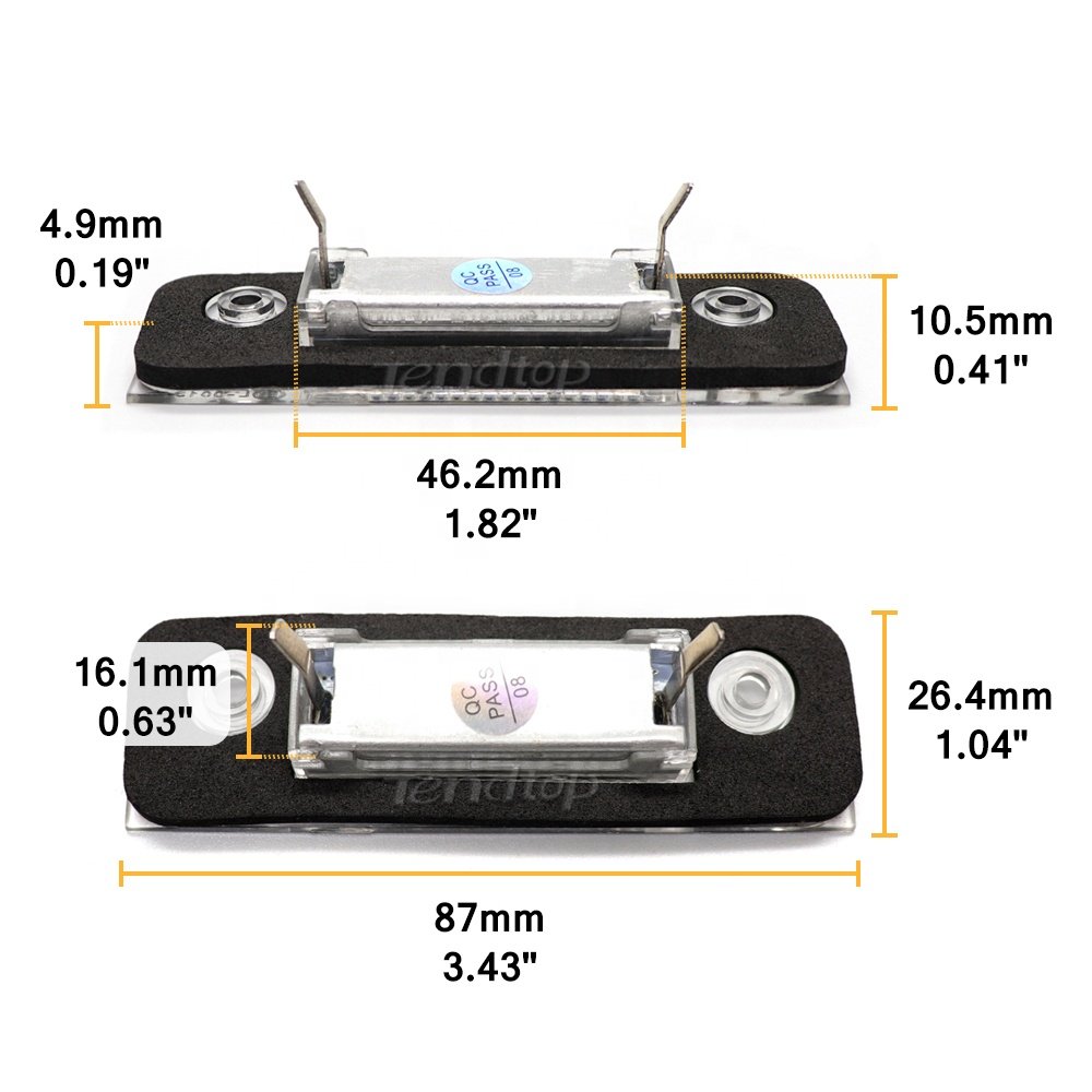 FetonAuto OEM Led Number License Plate Light for Ford Fiesata Fusion Mondeo MK2 auto parts Wholesale led number tail lamps
