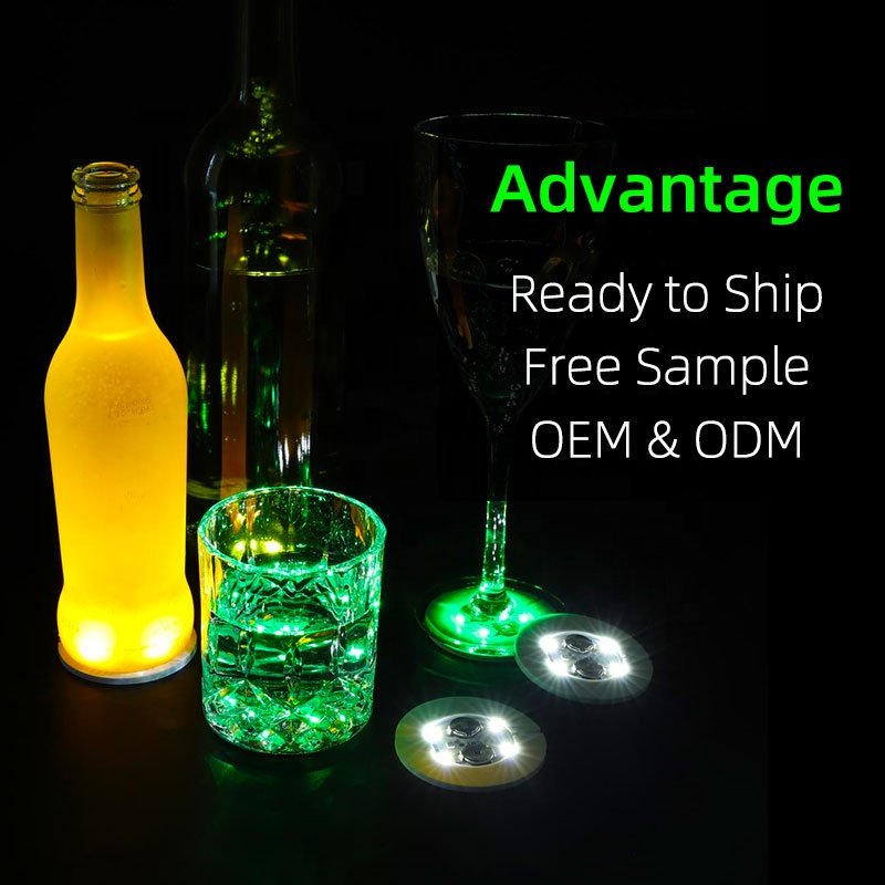 Tequila Bottle Lights Service Drink Decorations Cocktail Bar Coasters Bartender Mat Liquor Accessories Porta Sombreros Vaqueros