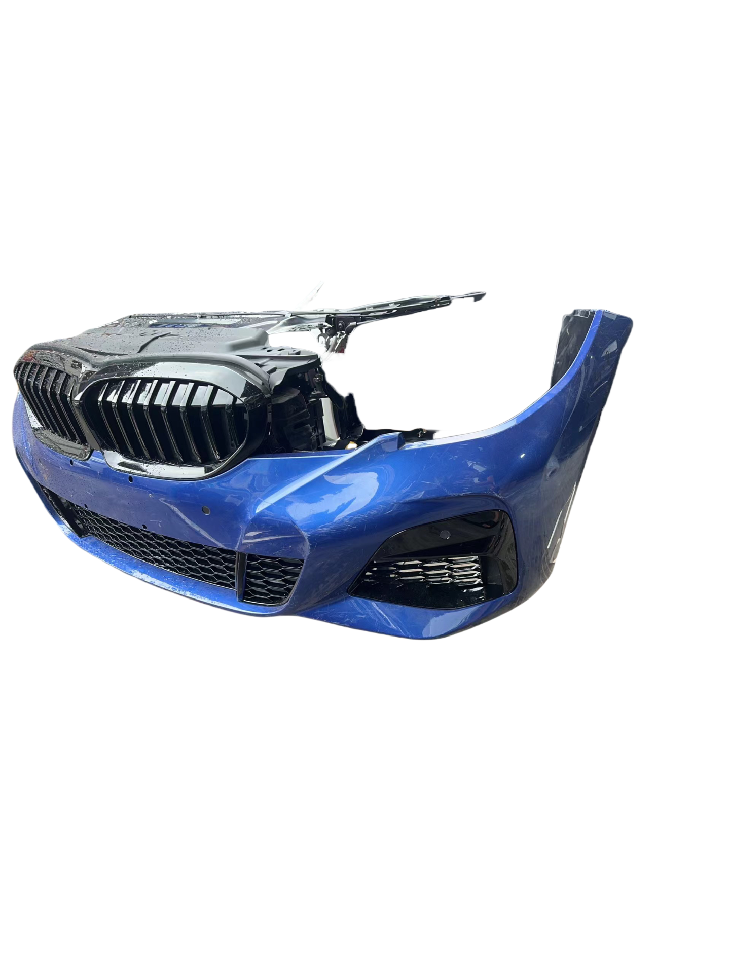 Applicable to front bumper assembly, front mouth and front lip assembly, front face assembly of body kit of 3 Series G28 G20.