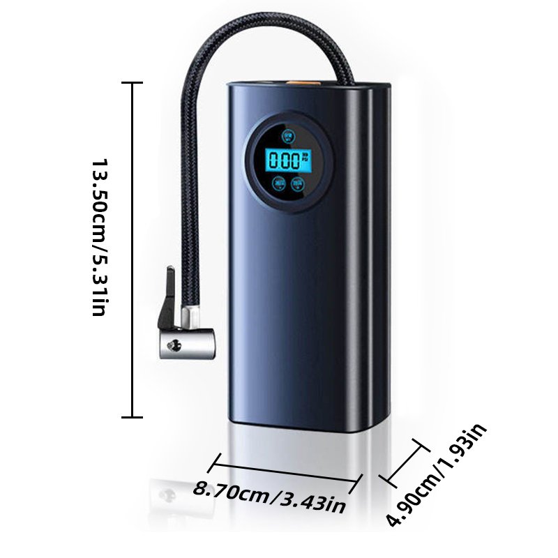 SUKFLOW Stock Available Car Tyre Inflator 150 PSI Portable Handheld Smart Digital Touch Screen Cordless Air Pump