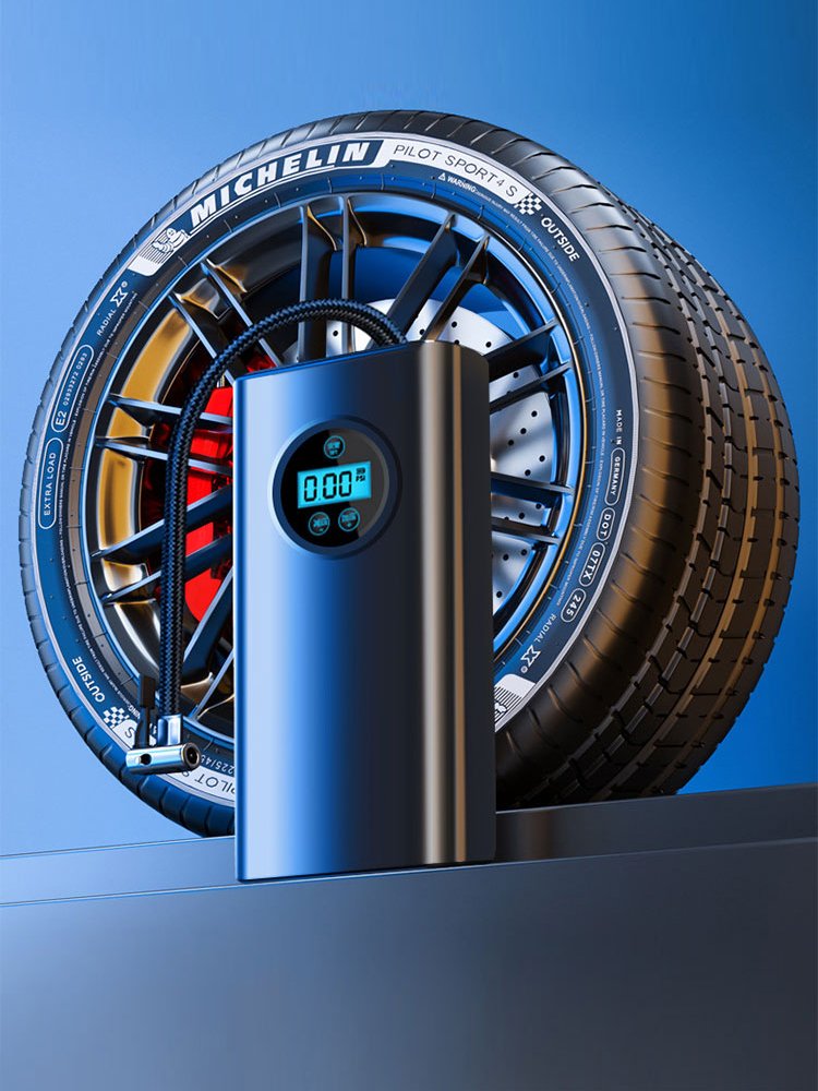 SUKFLOW Stock Available Car Tyre Inflator 150 PSI Portable Handheld Smart Digital Touch Screen Cordless Air Pump