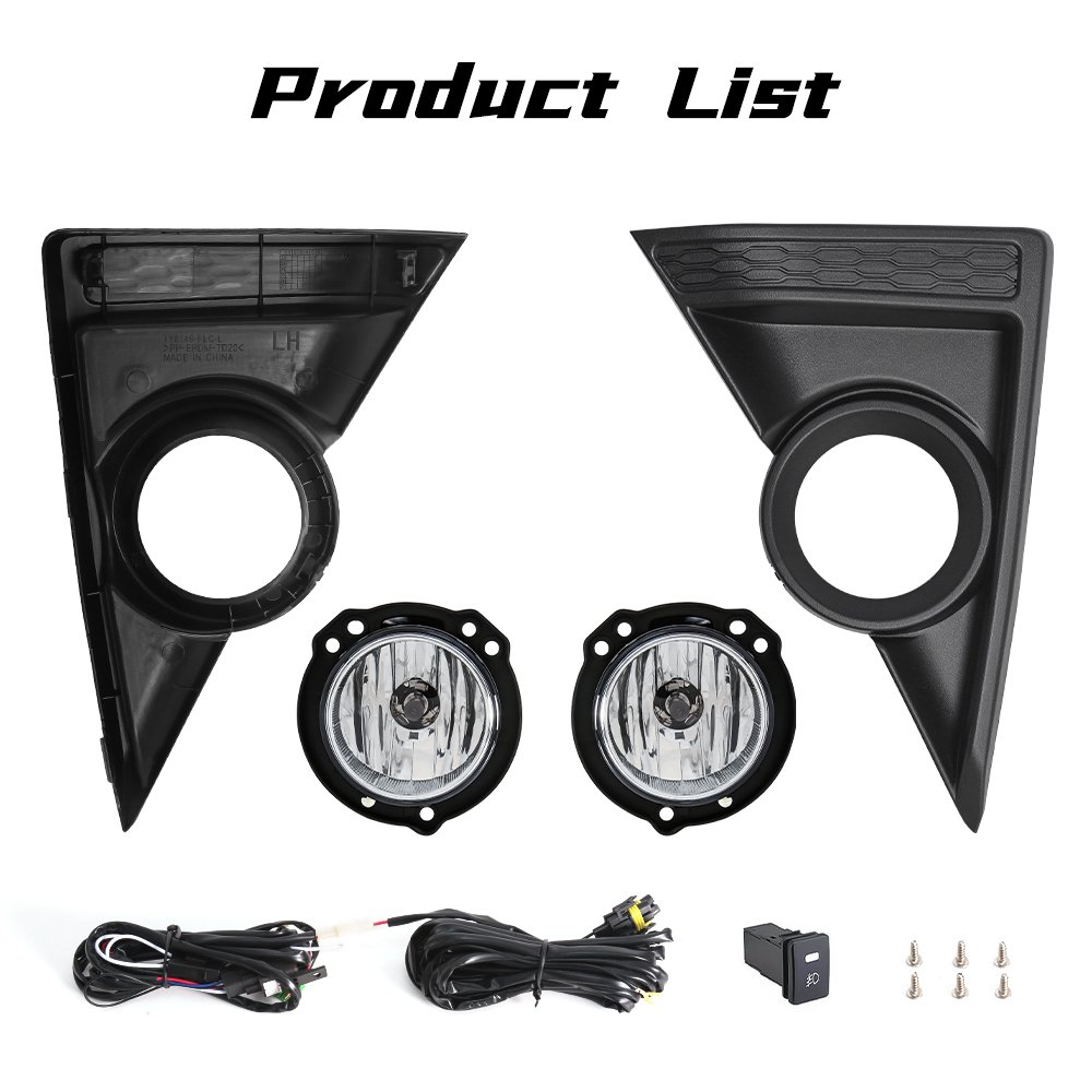 1 set new car LED fog lights for toyota AGYA 2021 2022 car halogen headlights daytime running lights car accessories