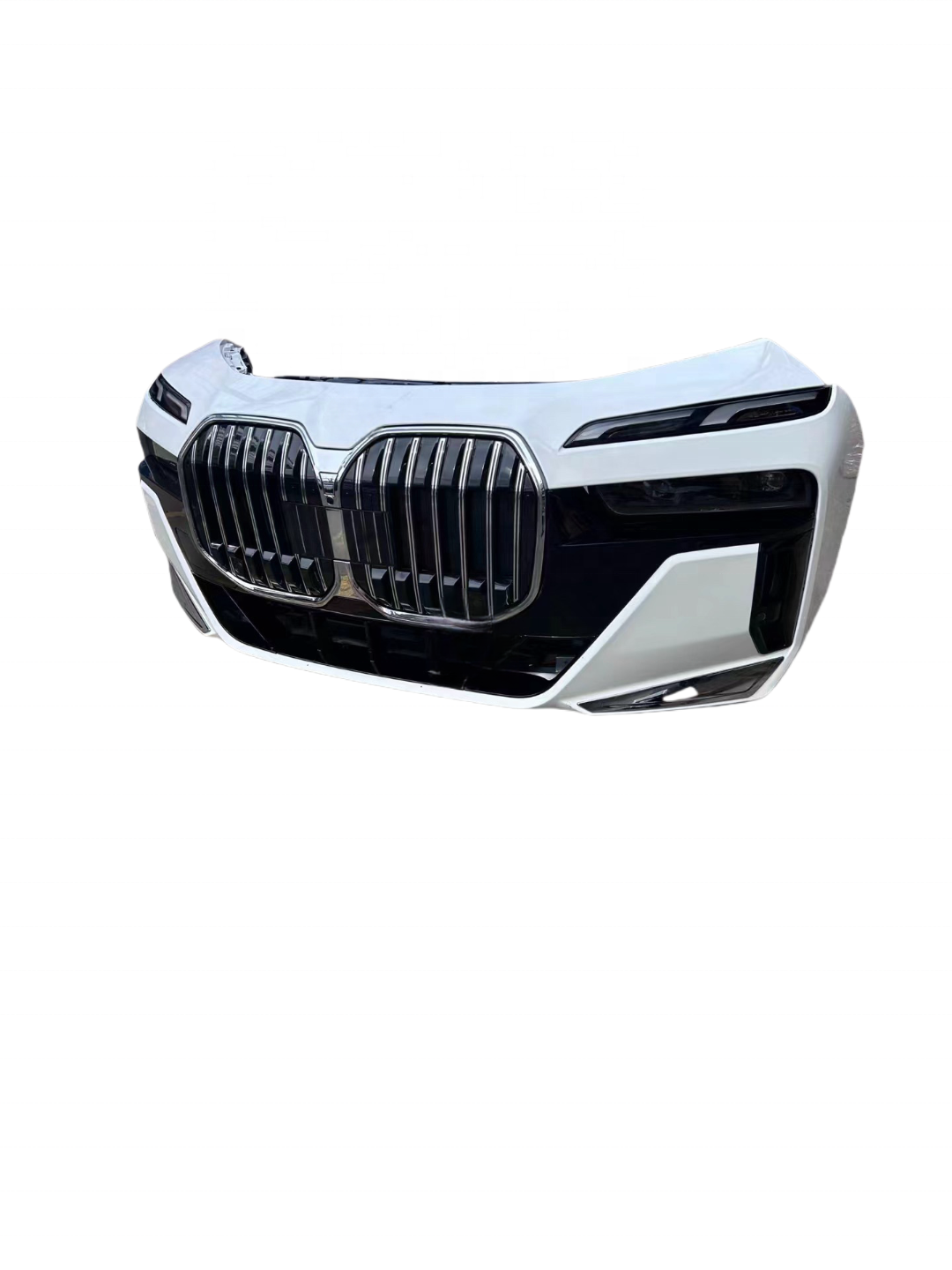 Car Front Bumper Assembly Radiator Condenser Tank Kit Front Lampshade Fender For Bmw 7 Series G70