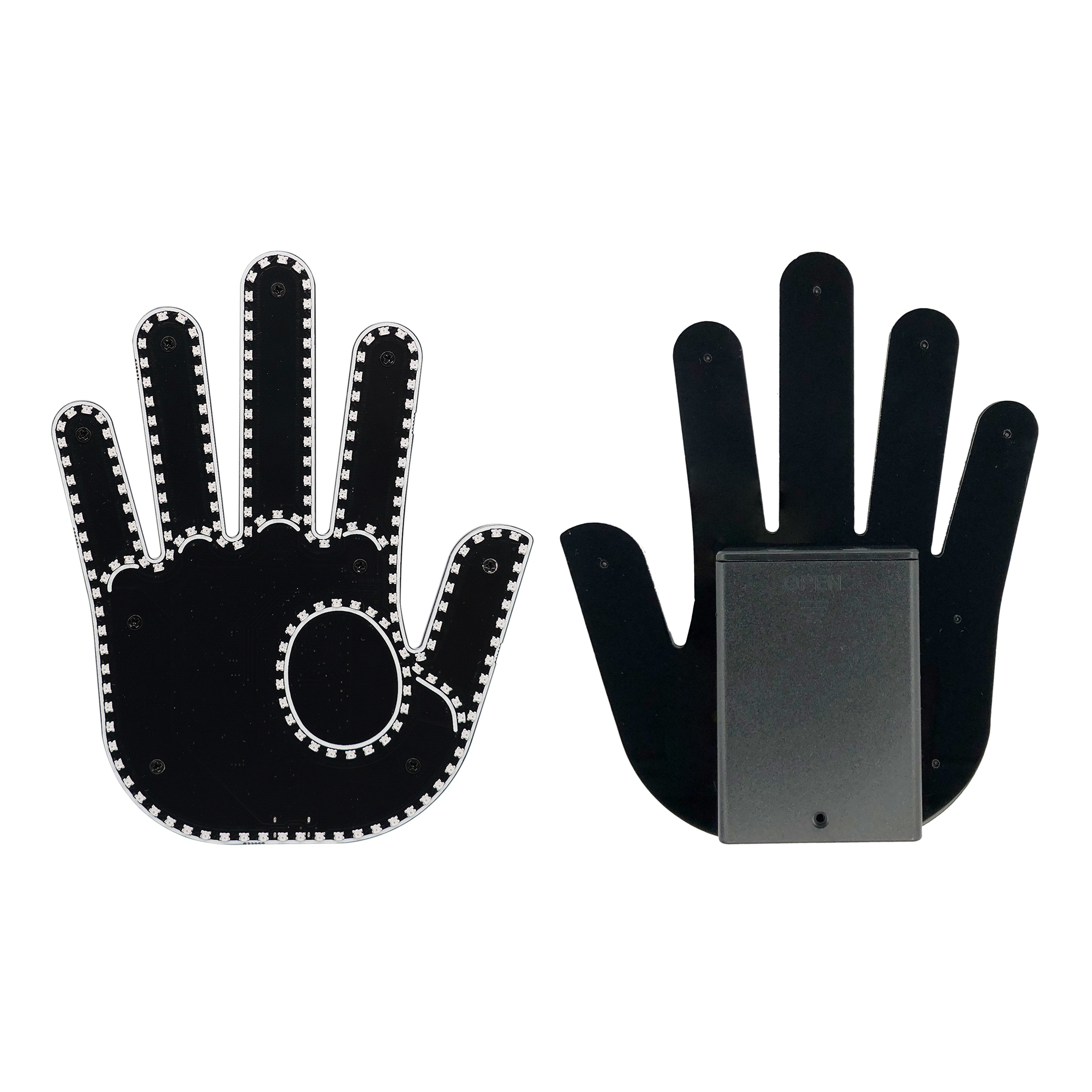 Car Light Finger Car Multifunctional Gesture Finger Light For Warning With Controller