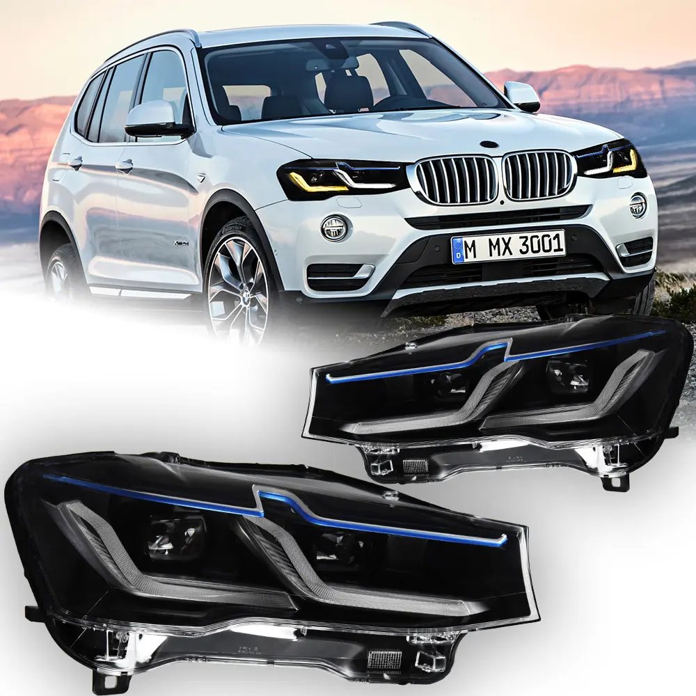 Car Lights for BMW X3 f25 2014-2017 LED Headlight Projector Lens2014-2017 X4 f26 Head Lamp Drl Automotive Accessories