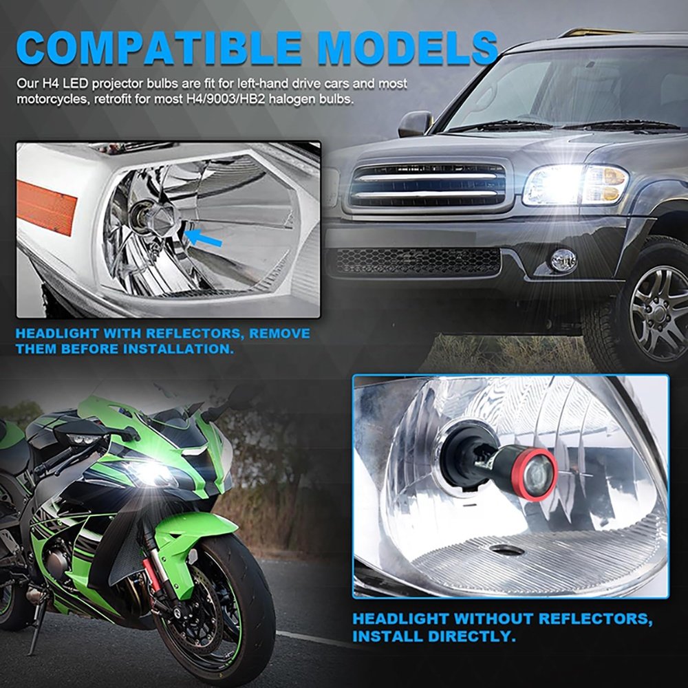 High Power Y6PRO Y6 Y7 LED headlight 40W 80W 50W 100W 30000lm Canbus auto H4 Lens Projector others car light accessories