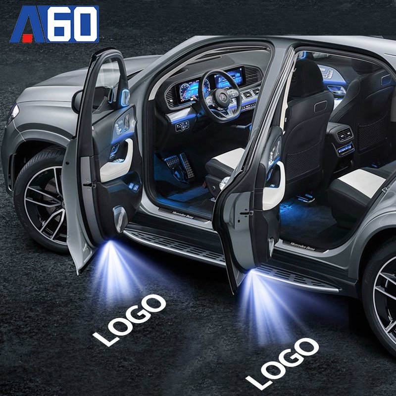 A60 Wireless LED Logo Light Car Door Ghost Shadow Projector Welcome Lamp For All Cars Other Car Light Accessories