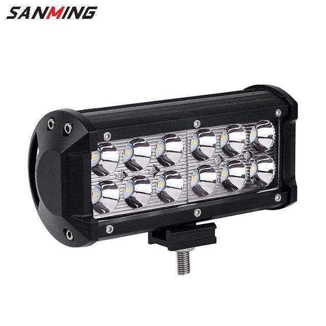 2 row 36W LED working lights Off-road vehicle roof spotlight floodlight for OffRoad Car Accessories