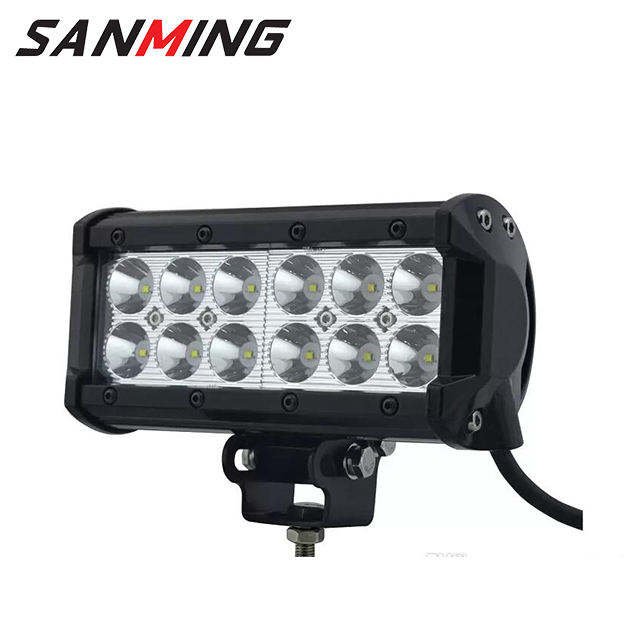 2 row 36W LED working lights Off-road vehicle roof spotlight floodlight for OffRoad Car Accessories