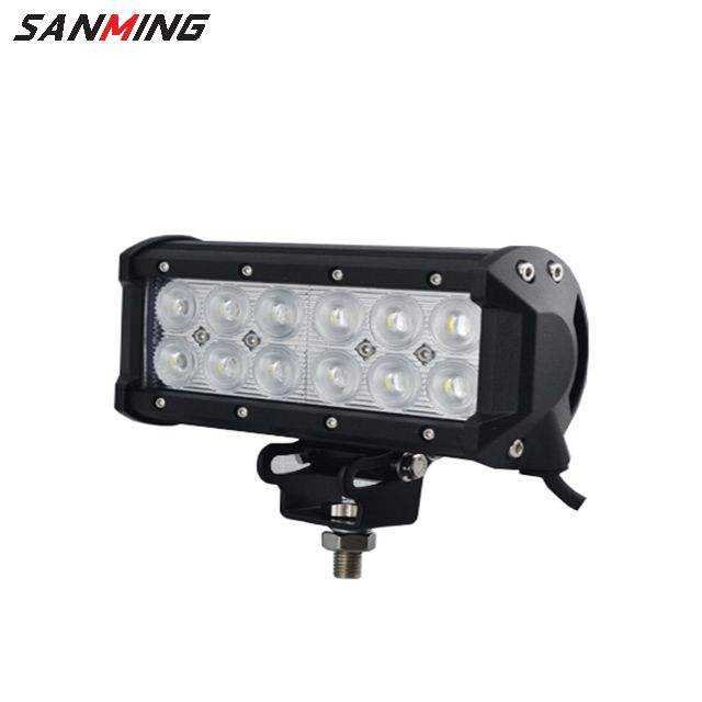 2 row 36W LED working lights Off-road vehicle roof spotlight floodlight for OffRoad Car Accessories