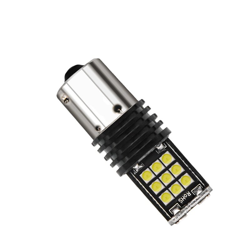 Driving Lights 1156 1157 T20 T25 3030 24SMD Light Bulb Flash Led Reverse Light 7740 7443 Car Accessoires Voitures Tail Lamp