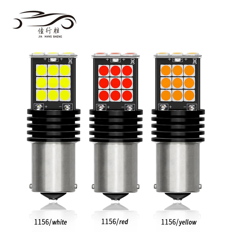 Driving Lights 1156 1157 T20 T25 3030 24SMD Light Bulb Flash Led Reverse Light 7740 7443 Car Accessoires Voitures Tail Lamp