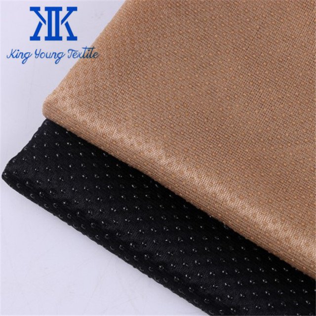 car rubber floor mat material / silicone print on interlock knitted fabric / auto mat in roll car mat material