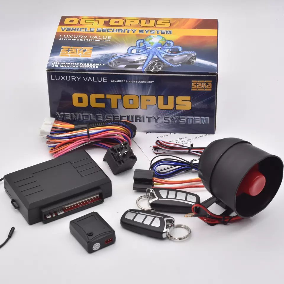 Africa Market Auto Accessories Universal One way Anti-Theft Car Alarms System Security For All Vehicles