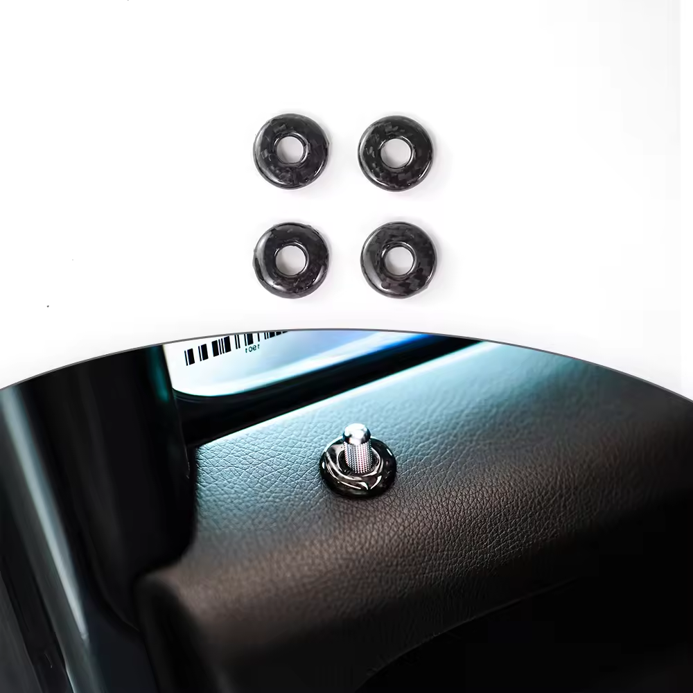 Hot Sell G class W464 W463A front door and rear door Emergency buckle cover bottom of lock 4 pieces Dry Carbon Fiber 2019y