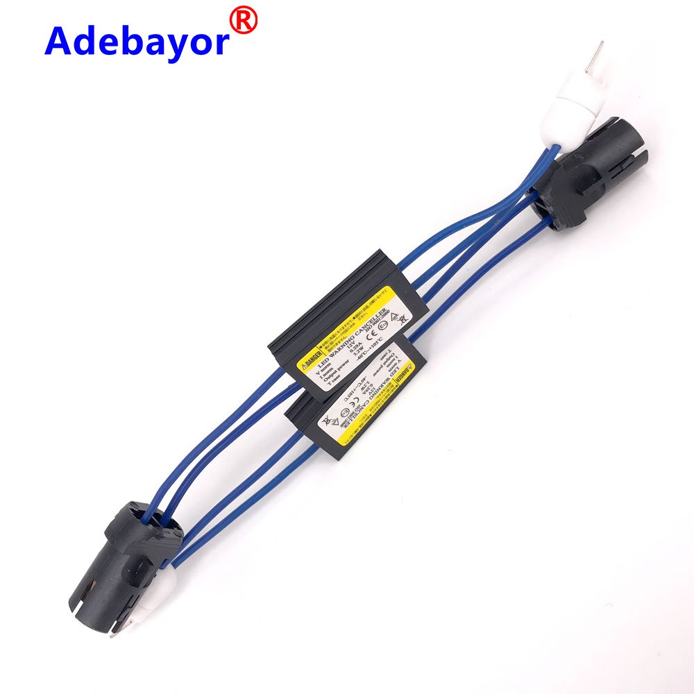 Automotive Part T10 LED Warning Canceller Decoder Car Accessories 501 T10 W5W NO Canbus OCB Error Led Bulb Decoder Load Resistor