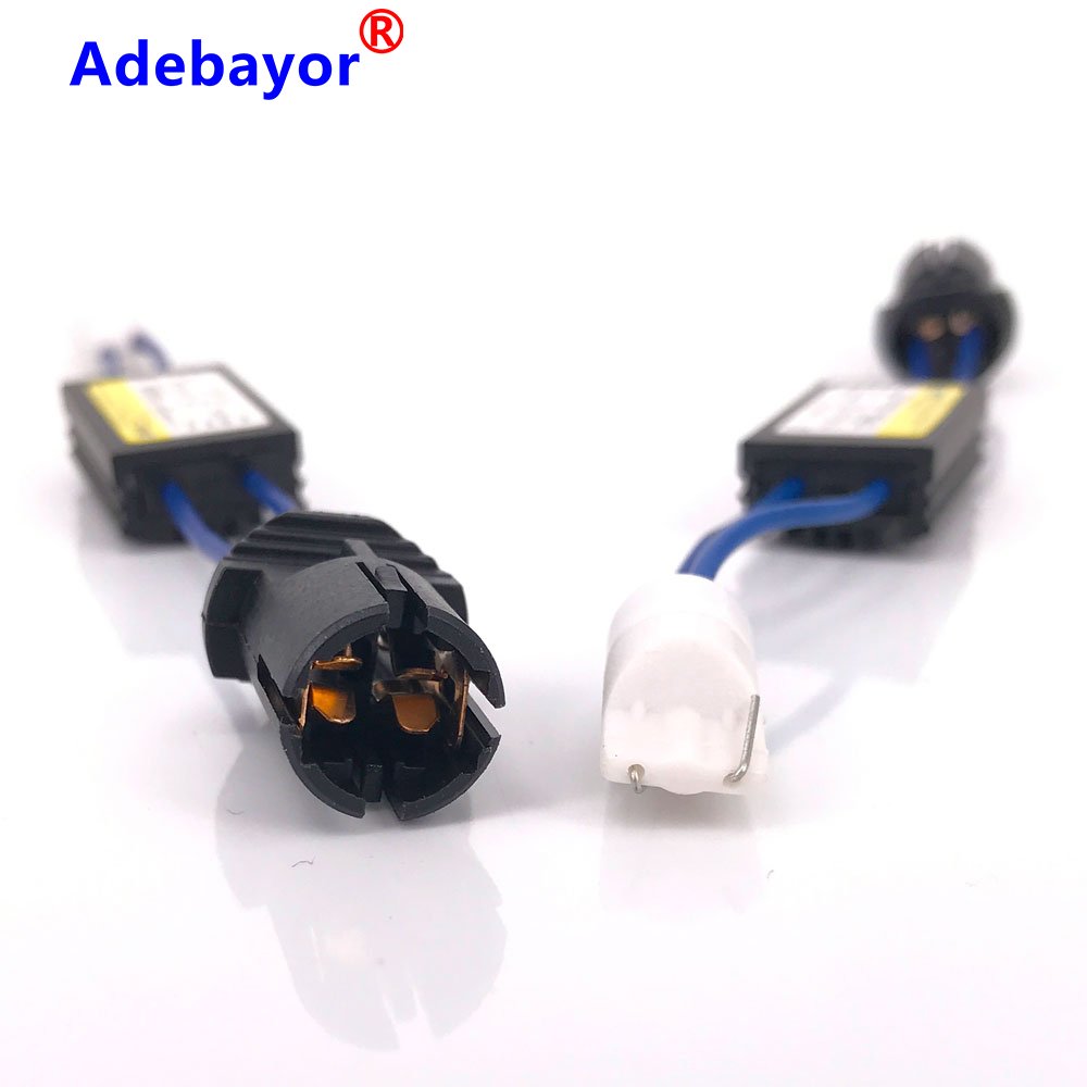 Automotive Part T10 LED Warning Canceller Decoder Car Accessories 501 T10 W5W NO Canbus OCB Error Led Bulb Decoder Load Resistor