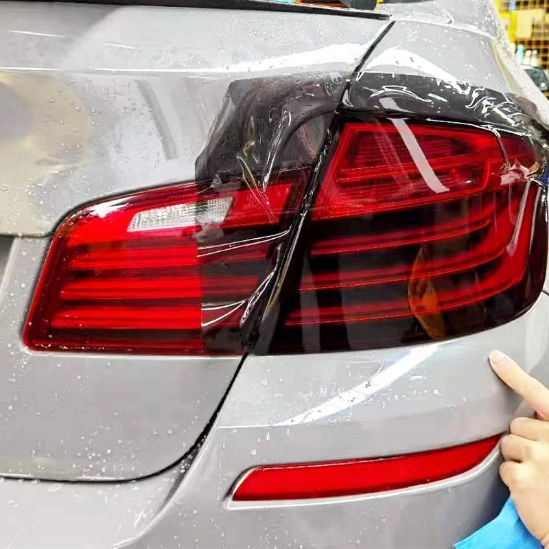 Auto Headlight Protection Film Lamp Protective Films TPH Light Black Uv Protection With High Quality