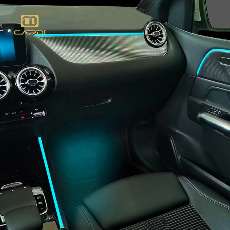 The latest Auto ambient light for Mercedes GLA/B Class atmosphere running light modification door light for vehicles