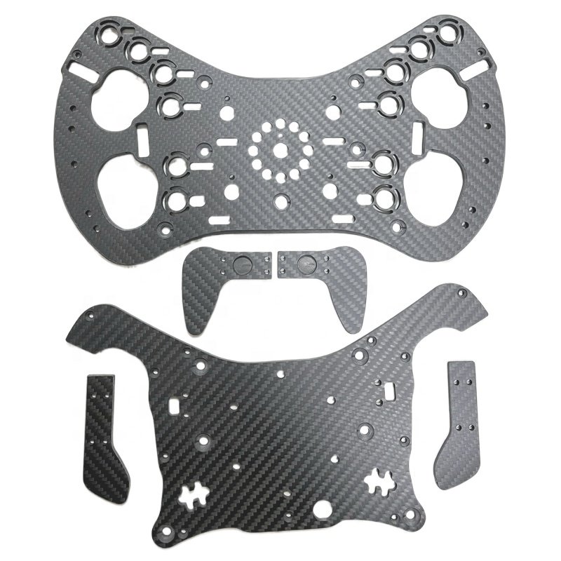 Custom Made Carbon Fiber Parts Universal Racing Carbon Fiber Steering Wheel for PE FGT Kit