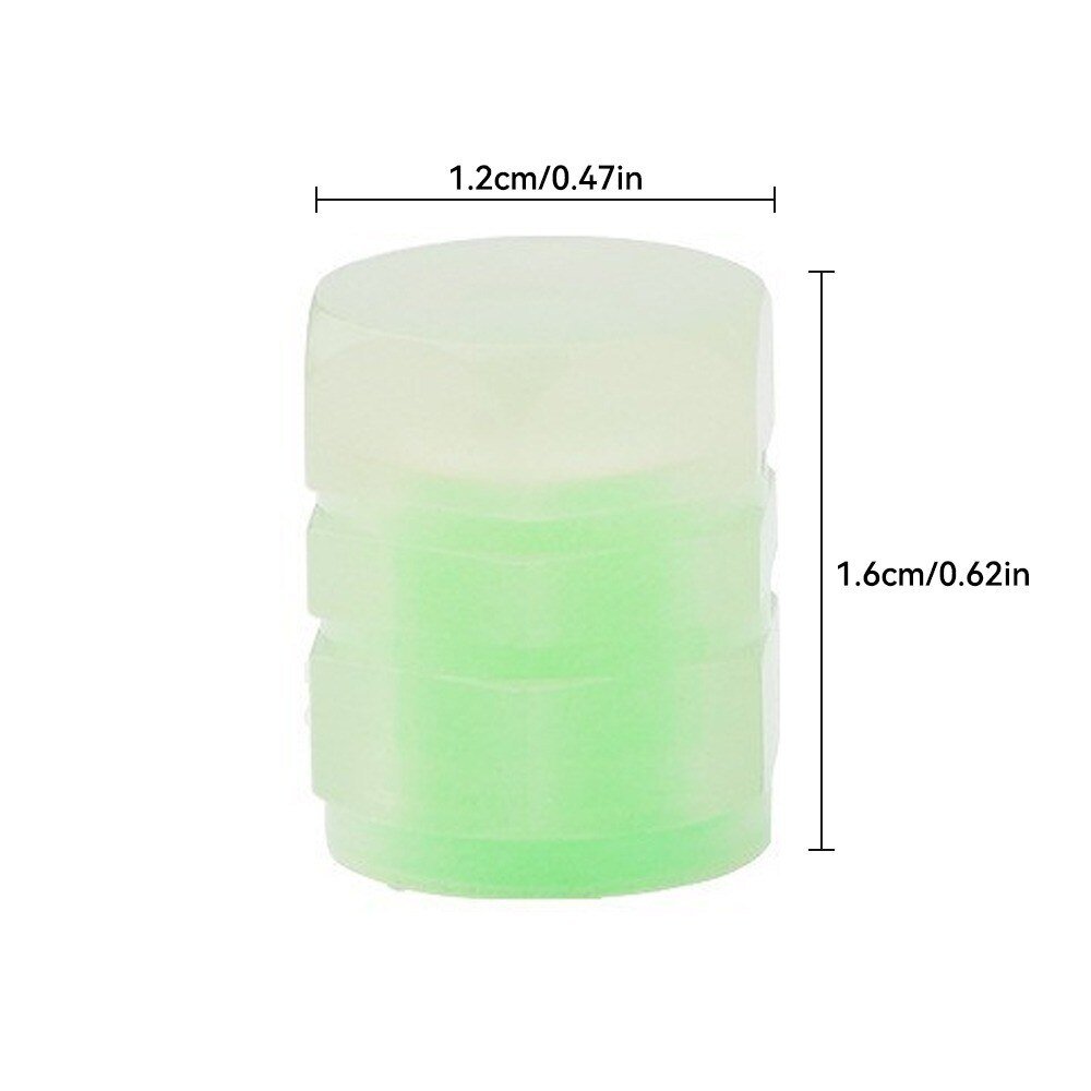 Mini Luminous Tire Valve cover Car Motorcycle Colorful Glowing Valve Cover Tire Wheel Hub Styling Decorate Auto Accessories